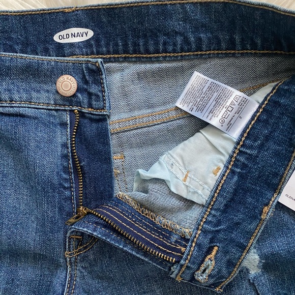 *HP!* distressed denim high waisted shorts (5”) - Picture 4 of 6